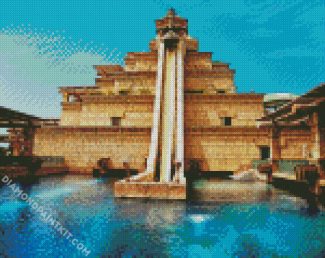 Atlantis Pyramid Slide diamond painting