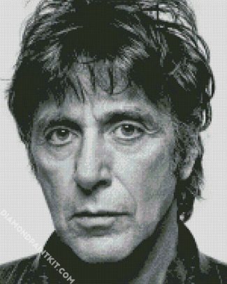 Black And White Al Pacino diamond painting