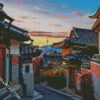 Bukchon Hanok Village Alley diamond painting