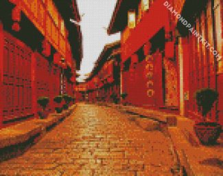 Chinese Traditional Alley diamond painting