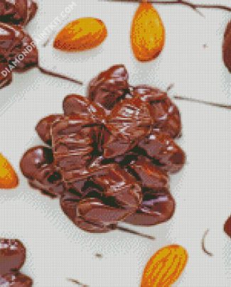 Chocolate Almond Balls diamond painting