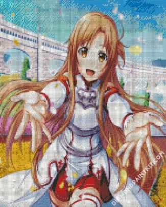 Cute Asuna diamond painting