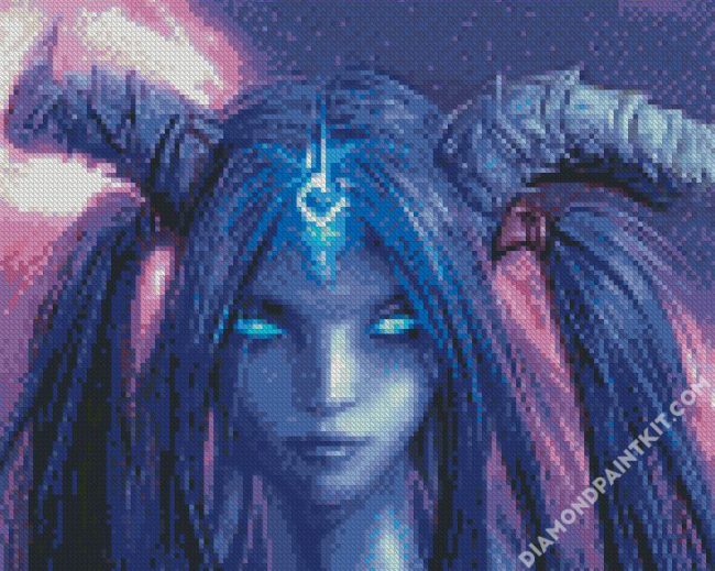 Draenei Girl diamond painting