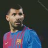 Footballer Sergio Aguero diamond painting