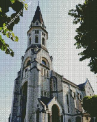 France Annecy Cathedral diamond painting