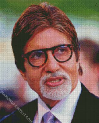 Indian Actor Amitabh Bachchan diamond painting