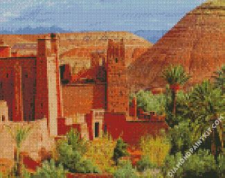 Kasbah Moroccan Atlas diamond painting