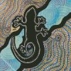 Lizard Aboriginal Art diamond painting