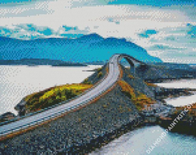 Ocean Atlantic Road diamond painting