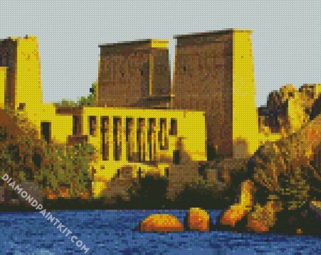 Philae Aswan Egypt diamond painting