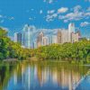 Piedmont Park Atlanta diamond painting