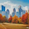 Piedmont Park Atlanta Georgia diamond painting