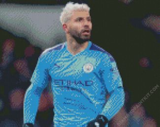 Sergio Aguero diamond painting