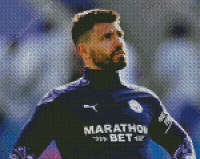 Sergio Aguero Chelsea Player diamond painting