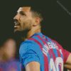 Sergio Aguero FCB Footballer diamond painting