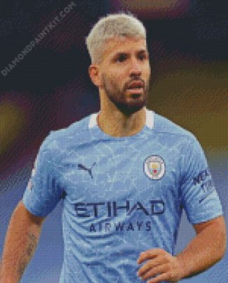 Sergio Aguero Football Sport diamond painting