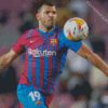 Sergio Aguero With FCB diamond painting