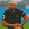 Sergio Aguero With Manchester City diamond painting