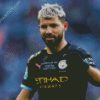 Sergio Aguero Manchester City diamond painting