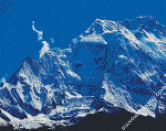 Snowy Annapurna Mountains diamond painting