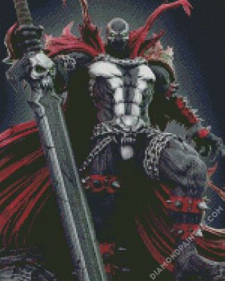 Spawn With Sword diamond painting