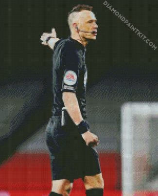 Stuart Attwell Football Referee diamond painting