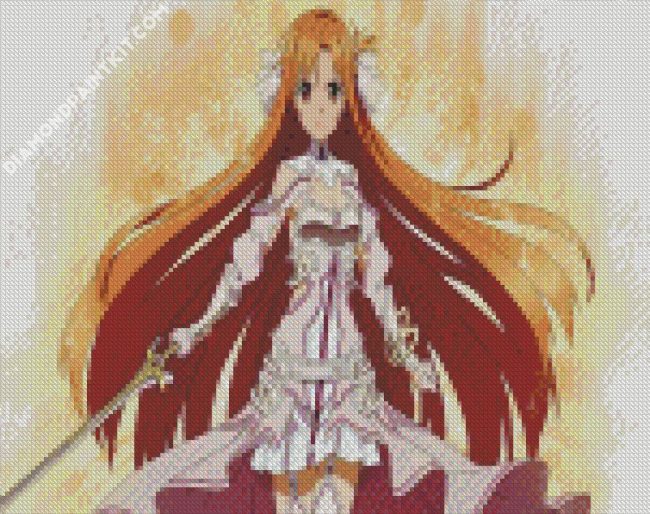 Sword Art Online Asuna Anime Character diamond painting