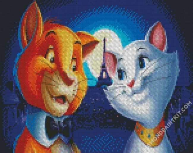 The Aristocats Animation Characters diamond painting