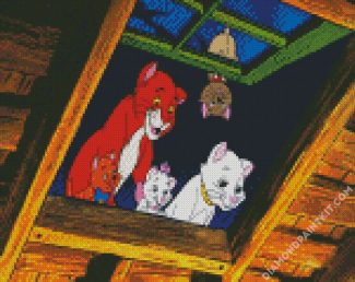 The Aristocats Disney Characters diamond painting