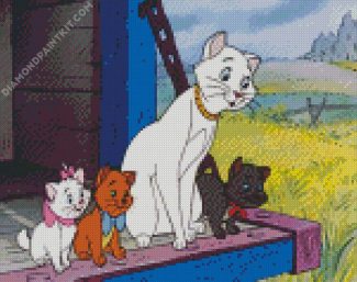 The Aristocats Kittens diamond painting