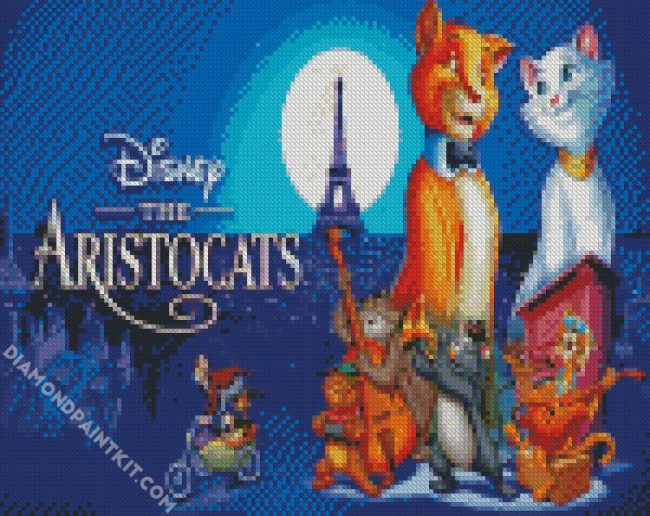 The Aristocats Poster diamond painting