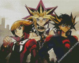 Yu Gi Oh Manga Anime Character diamond painting