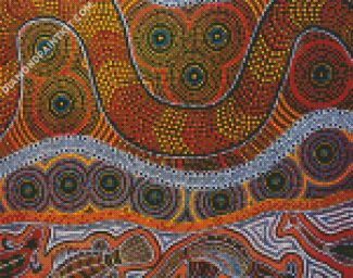 Aboriginal Art diamond painting