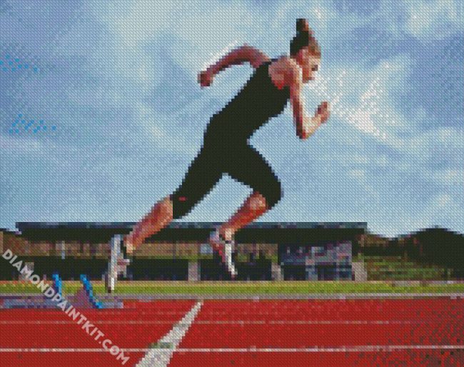 Athletics diamond painting