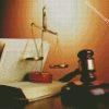 Attorney Gavel And Balance diamond painting