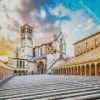 Basilica Of San Francesco Assisi In Italy diamond painting