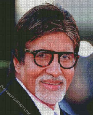 Close Up Amitabh Bachchan diamond painting