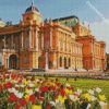 Croatian National Theatre In Zagreb diamond painting