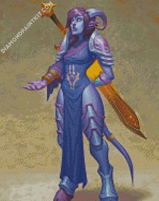 Fantasy Draenei Art diamond painting