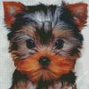 Yorkie Tea Cup diamond painting