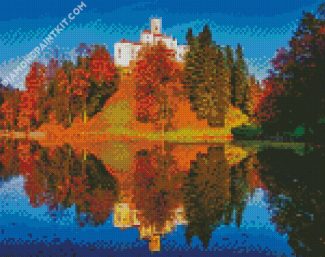 Zagreb Nature Reflection diamond painting