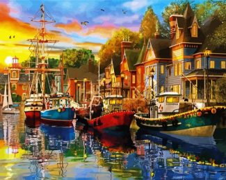 Harbour Port diamond painting