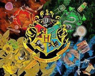 Harry Potter Hogwarts Houses diamond painting