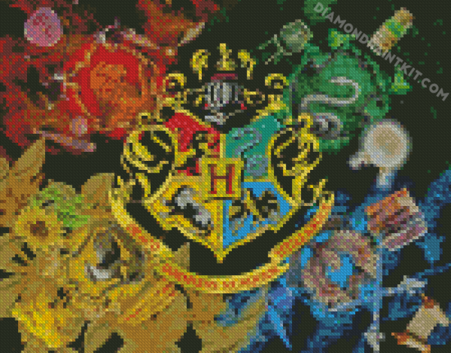 Harry Potter Hogwarts Houses diamond painting