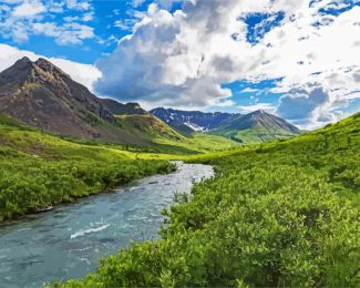 Hatcher Pass Alaska diamond painting