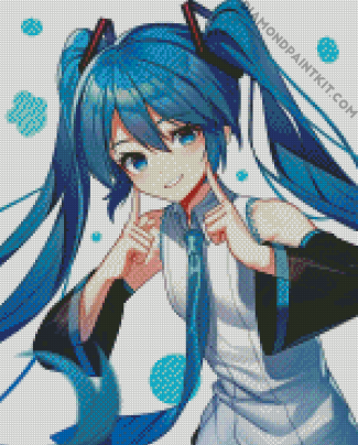 Hatsune Miku Vocaloid diamond painting