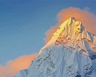 Head Of Annapurna Mountain diamond painting