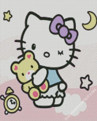 hello kitty cartoon diamond painting