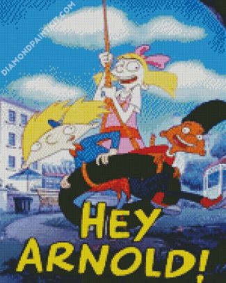 Hey Arnold Animation diamond painting