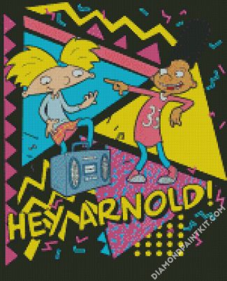 Hey Arnold Poster Diamond painting